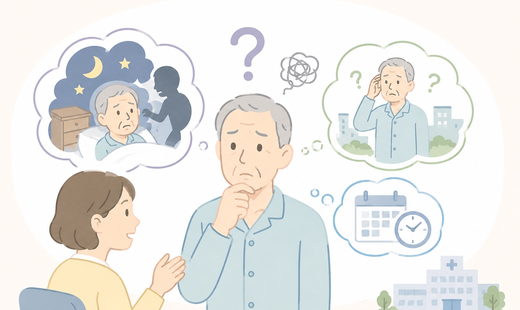 がん患者さんに起こる「せん妄」とは?症状や要因、家族ができる対応などを解説